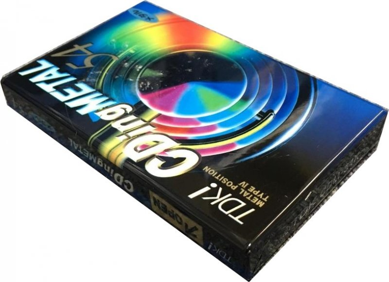 Compact Cassette TDK CDing Metal 54 "CDM-54K" Type IV Metal 1997 Japan