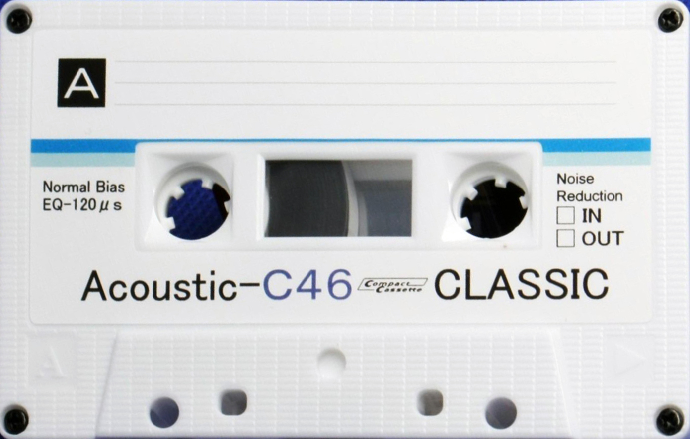 Compact Cassette Classic Acoustic 46 Type I Normal 2020 Worldwide