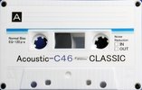 Compact Cassette Classic Acoustic 46 Type I Normal 2020 Worldwide