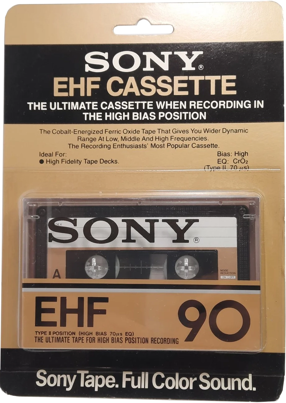 Blister Sony EHF 90 Type II Chrome 1978 USA