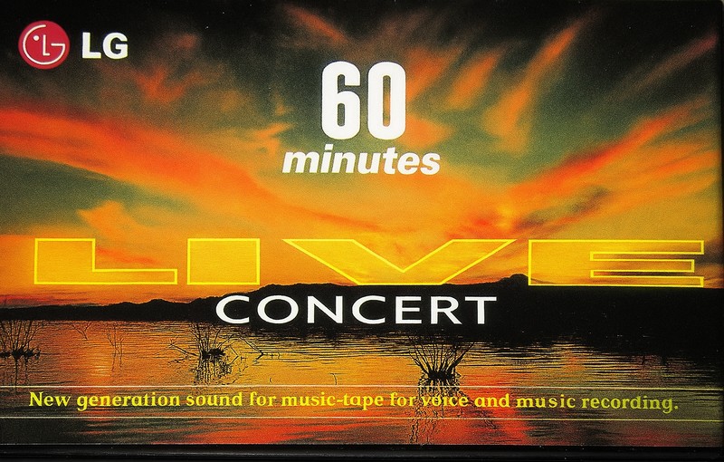 Compact Cassette LG Live Concert 60 Type I Normal 1997 Japan