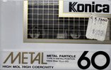 Compact Cassette Konica Metal 60 Type IV Metal 1984 USA