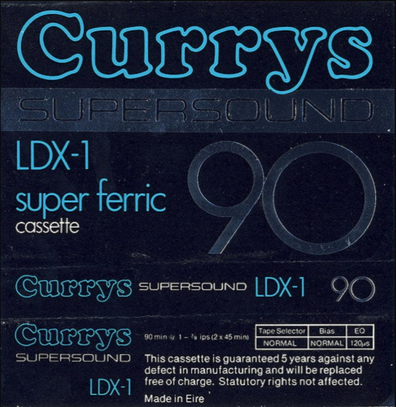 Compact Cassette:  Currys -  90