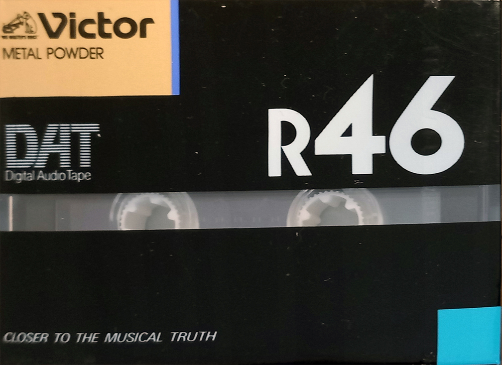 Digital Audio Tape Victor 46 "R46BK" Type IV Metal 1987 Japan
