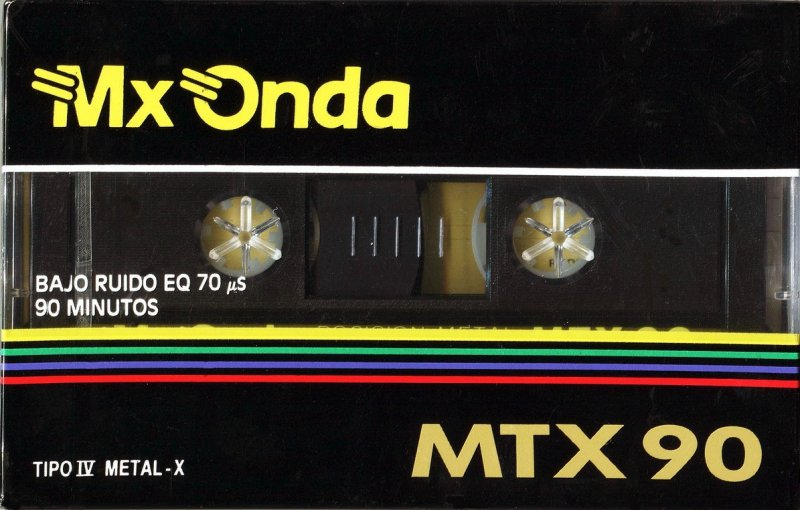 Compact Cassette Mx Onda MTX 90 Type IV Metal Spain