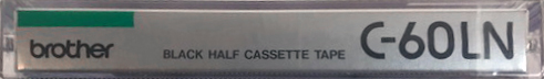 Compact Cassette Brother LN 60 Type I Normal Japan