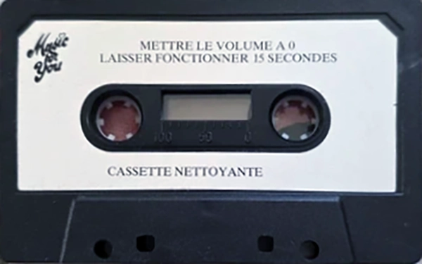 Compact Cassette Music for you Cleaning Cassette France