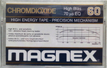 Compact Cassette Magnex 60 Type II Chrome 1983 Europe