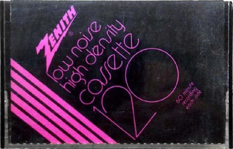 Compact Cassette Zenith 120 Type I Normal 1984 USA