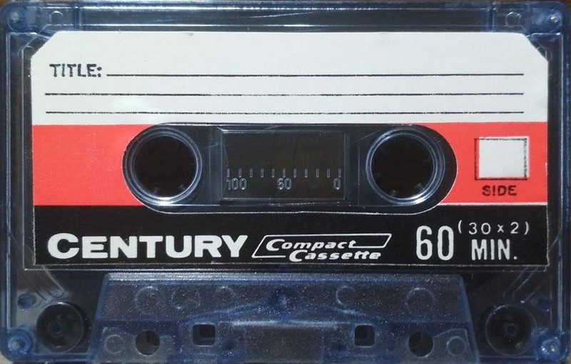 Compact Cassette Century 60 Type I Normal 1982 Hong Kong