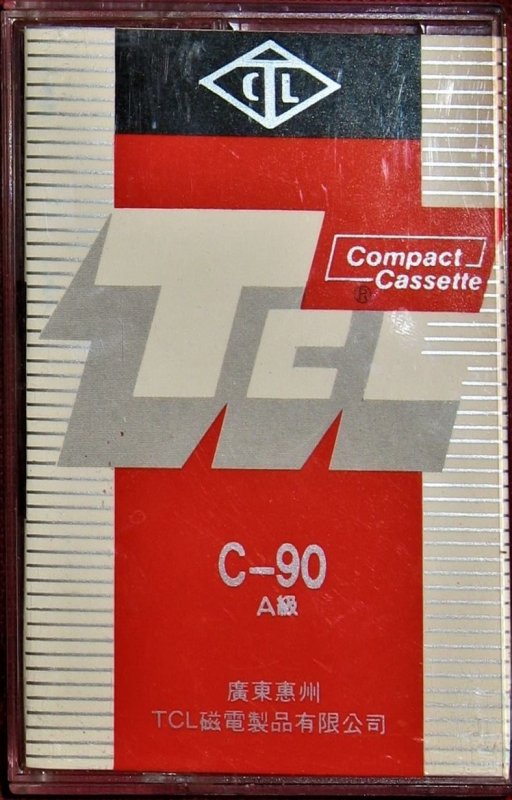 Compact Cassette TCL 90 Type I Normal Hong Kong