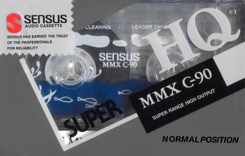 Compact Cassette Sensus MMX 90 "Super HQ" Type I Normal 1993 Europe