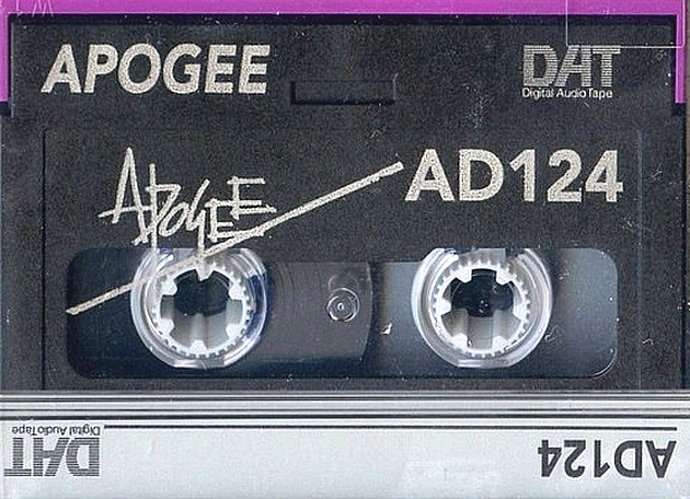 Digital Audio Tape Apogee AD 124 Type IV Metal 1994 USA