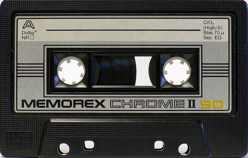 Compact Cassette Memorex Chrome II 90 Type II Chrome 1982 USA