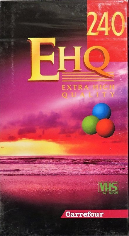 VHS, Video Home System Carrefour 240 "EHQ" Type I Normal Europe