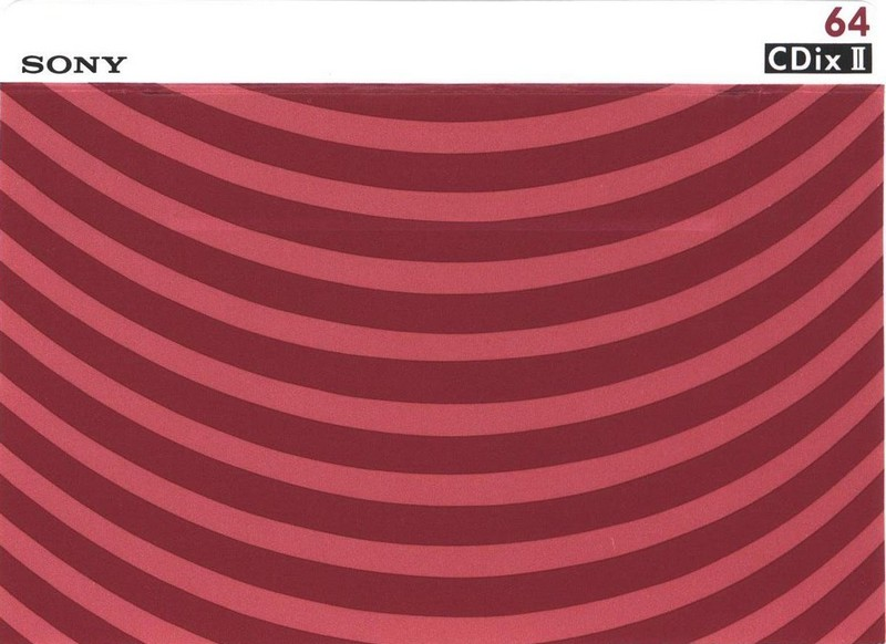 Compact Cassette Sony CDix II 64 Type II Chrome 1991 Japan