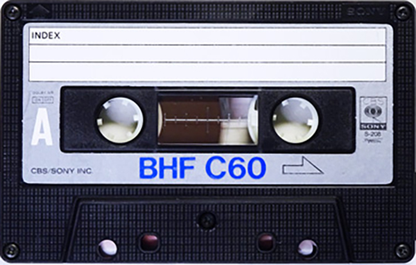 Compact Cassette CBS / Sony BHF 60 Type I Normal 1973 Japan