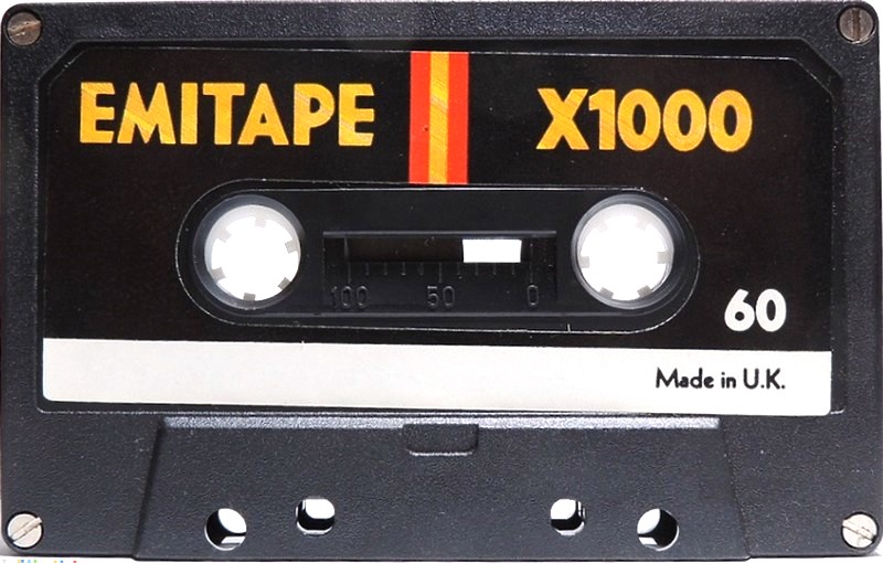 Compact Cassette EMITAPE X1000 60 Type I Normal 1974 Europe