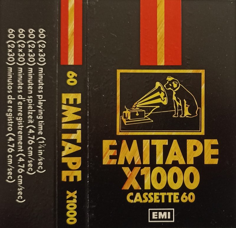 Compact Cassette:  EMITAPE - X1000 60