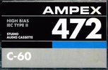 cover of Cassette Ampex 472 Type II Chrome