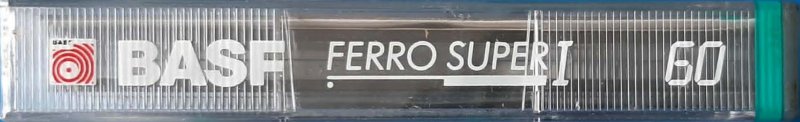 Compact Cassette BASF Ferro Super I 60 Type I Normal 1992 Indonesia