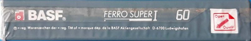 Compact Cassette BASF Ferro Super I 60 Type I Normal 1992 Indonesia