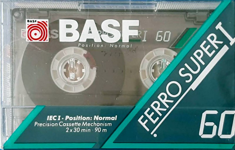 Compact Cassette BASF Ferro Super I 60 Type I Normal 1992 Indonesia