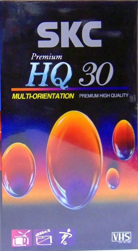 VHS, Video Home System SKC Premium HQ 30 "PHQ E-30" Type I Normal Europe