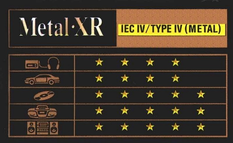 Compact Cassette: Sony  - Metal XR 54