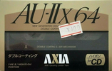 Compact Cassette AXIA AU-IIx 64 "AU-2X 64" Type II Chrome 1991 Japan