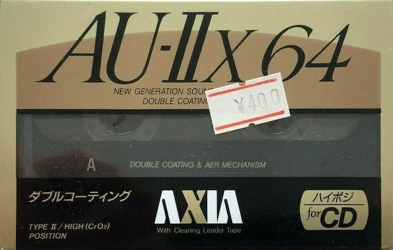 Compact Cassette: FUJI AXIA - AU-IIx 64