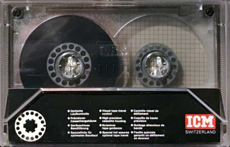 Compact Cassette ICM SCX II 60 "Turbo" Type II Chrome 1984 Europe