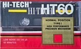 Compact Cassette Hi-Tech HT 60 Type I Normal 1989 UK