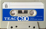 Compact Cassette Teac 90 Type I Normal 1977 Japan
