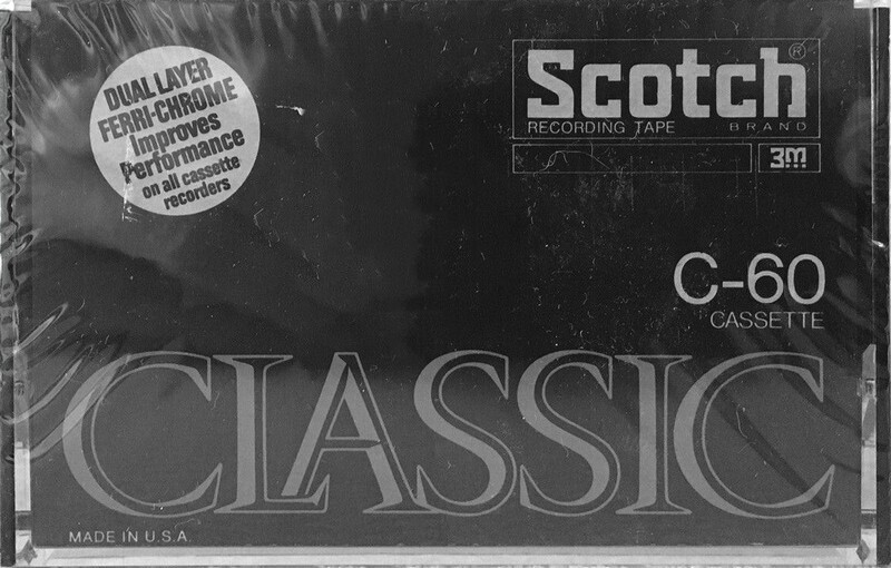 Compact Cassette Scotch Classic 60 Type III Ferro Chrome 1975 USA