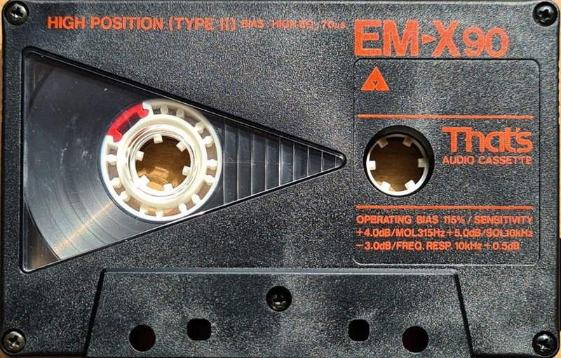 Compact Cassette: Taiyo Yuden Thats - EM-X 90