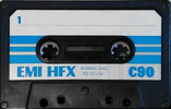 Compact Cassette EMI HFX 90 Type I Normal 1981 UK