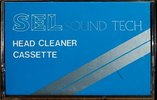Compact Cassette Sel "Sound tech" Cleaning Cassette 1983 USA