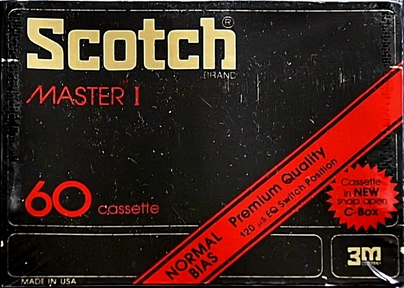Compact Cassette Scotch Master I 60 Type I Normal 1977 USA