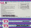 Compact Cassette Intersonic GL 46 Type I Normal Greece