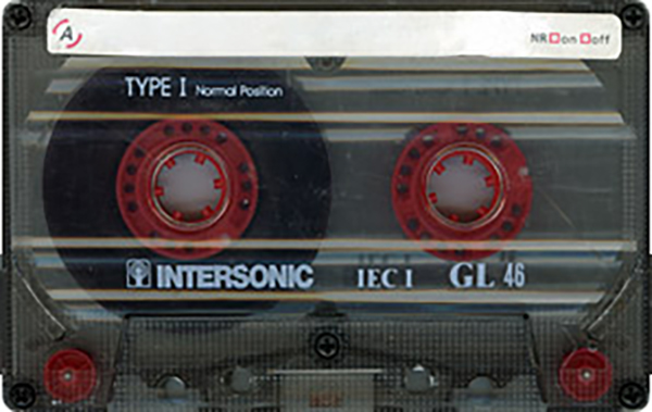 Compact Cassette Intersonic GL 46 Type I Normal Greece