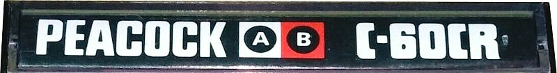 Compact Cassette Peacock 60 Type I Normal USA