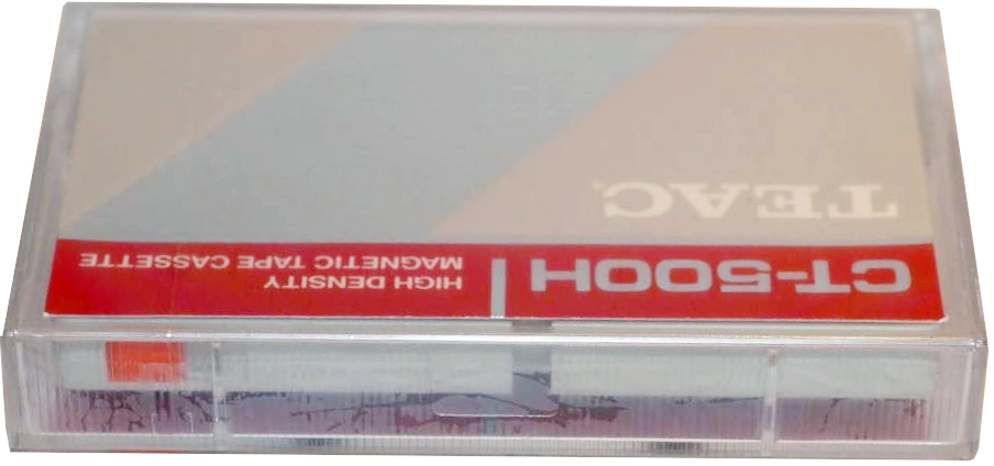 Compact Cassette Teac CT "CT-500H" Computer Cassette 1980 Worldwide