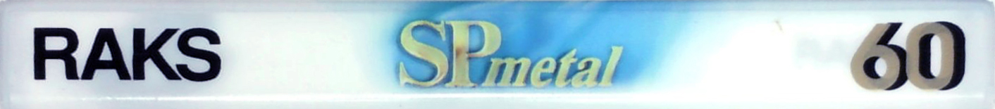 Compact Cassette RAKS SP 60 "SP Metal" Type IV Metal 1996 Europe