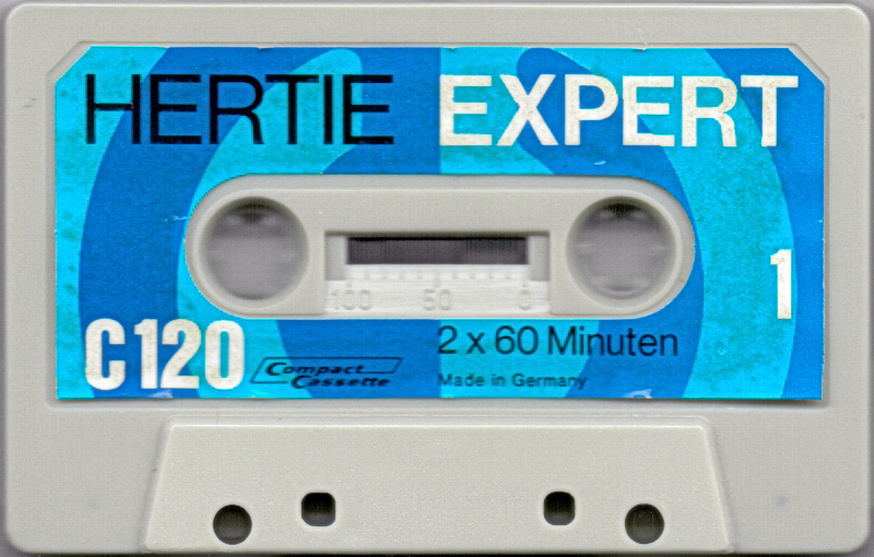 Compact Cassette Hertie Expert 120 Type I Normal 1978 Germany