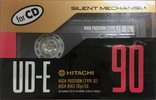 Compact Cassette Hitachi UD 90 "UD-E" Type II Chrome 1988 Japan