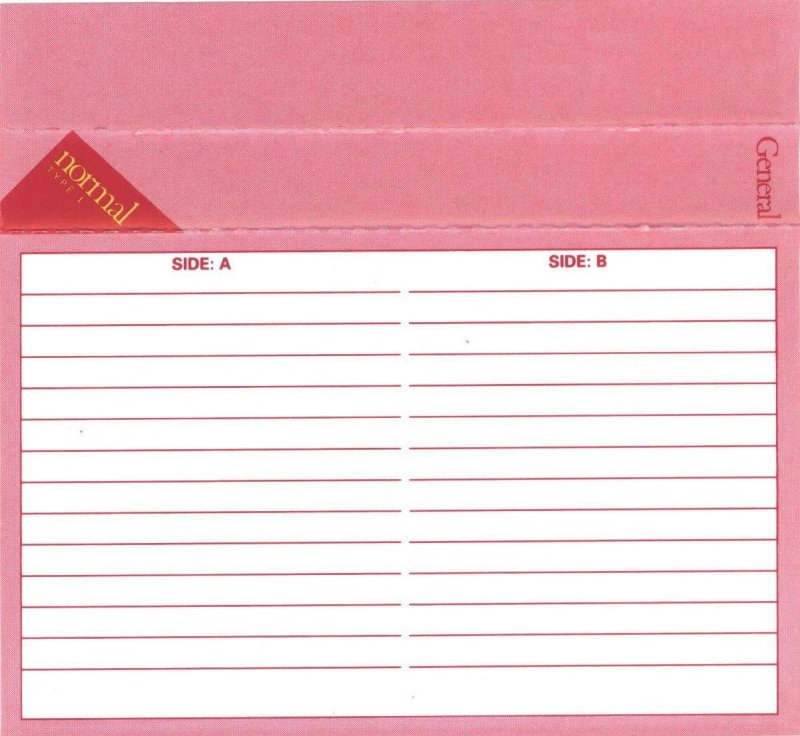 Compact Cassette General EHF 90 Type I Normal 1994 Europe