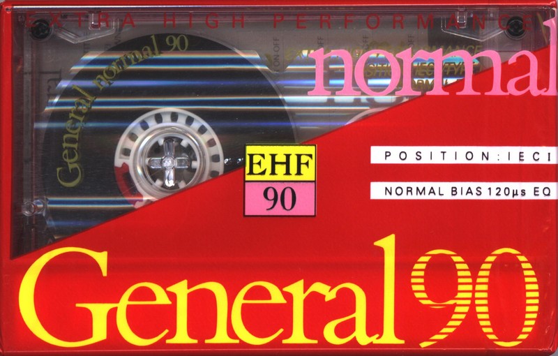 Compact Cassette General EHF 90 Type I Normal 1994 Europe