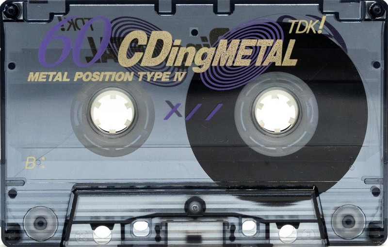 Compact Cassette: TDK  - CDing Metal 60