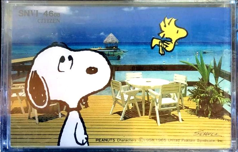 Compact Cassette Citizen Snoopy SN VI 46 "SNVI-46BB" Type I Normal 1985 Japan